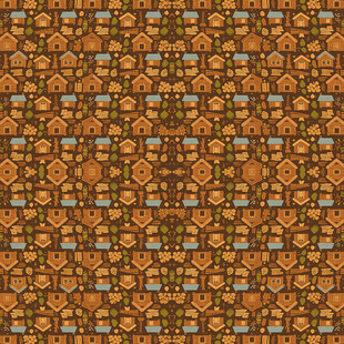 复古几何图案背景纹理