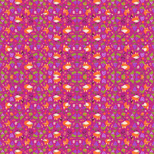 多彩花卉图案背景纹理