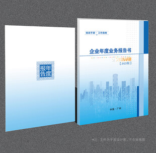 年度业务报告封面