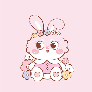可爱兔子卡通形象