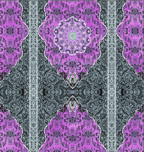 紫色几何花纹图案设计