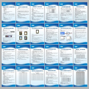 消防设备公司设备操作规程展板