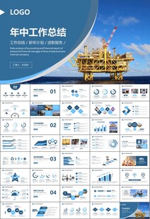 石油化工行业作总结汇报PPT