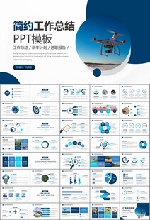 无人机行业工作总结汇报PPT