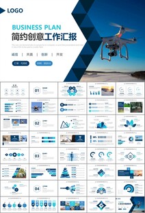 无人机行业工作总结汇报PPT