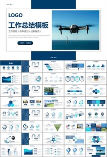 无人机行业工作总结汇报PPT