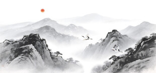 新中式水墨画