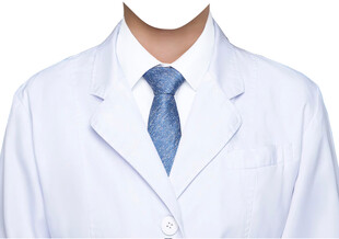 医生白大褂证件照衣服素材