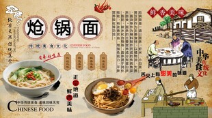 炝锅面背景墙