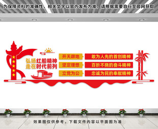 红船精神文化墙