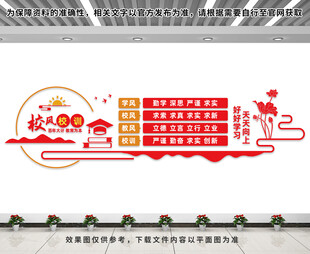 校风校训文化墙