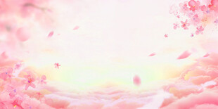 梦幻粉色樱花飘落背景