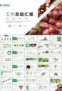 营养美食美味板栗种植宣传PPT