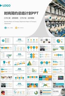 纺织行业总结计划工作汇报PPT