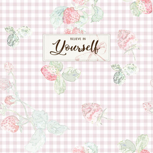 粉色花卉格子背景
