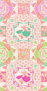 多彩几何图案装饰背景