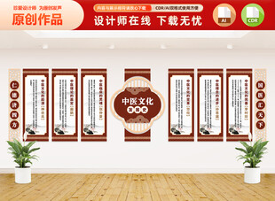 中医发展史文化墙