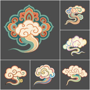 传统中式云纹图案设计集