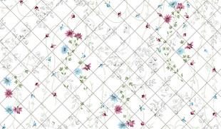 清新碎花几何图案背景