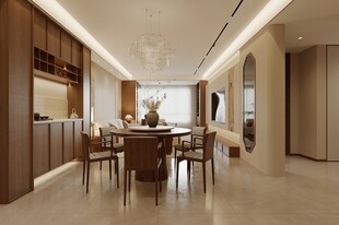 客餐厅场景效果图
