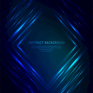蓝色科技感线条抽象背景