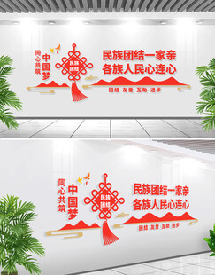 民族团结文化墙