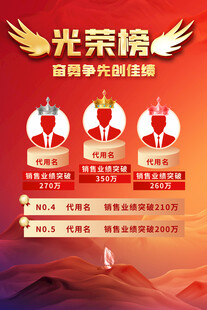 销售光荣榜