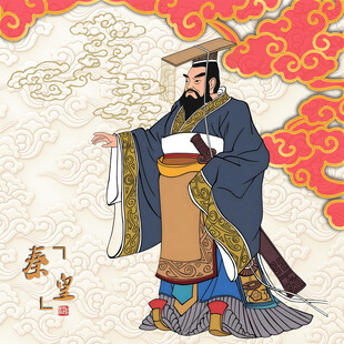 秦始皇画像始皇帝