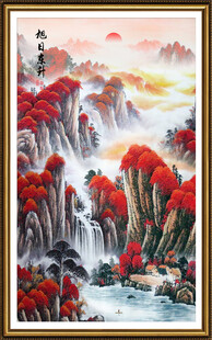 江山如画旭日东升