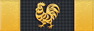 金色雄鸡图案