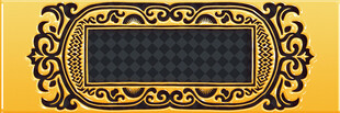金色华丽边框装饰图案
