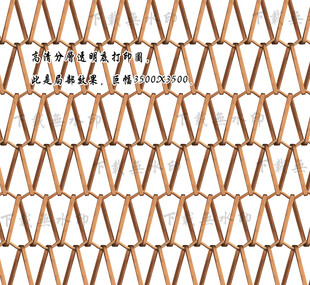 高清分层仿铁艺夹丝编织打印图