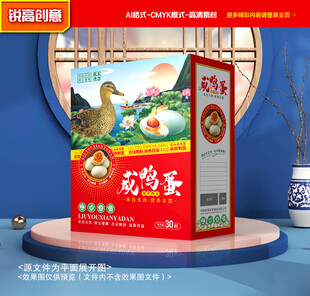 咸鸭蛋包装 烤鸭蛋礼盒