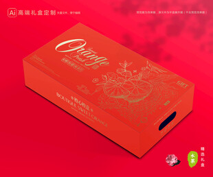 橙子包装 脐橙礼盒