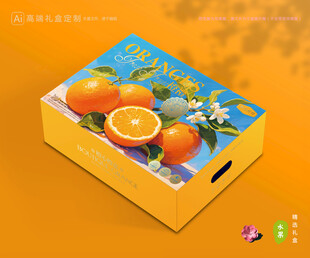 橙子包装 脐橙礼盒