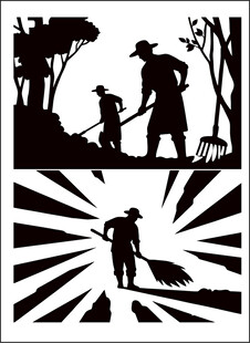 农民劳作剪影