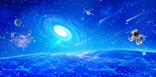 蓝色星空