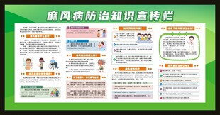 麻风病防治知识宣传栏