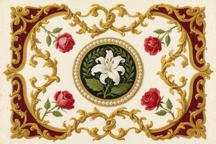 古典花卉装饰图案