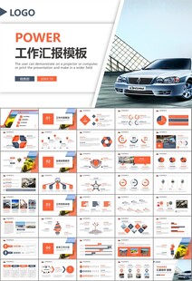 汽车销售4S店汽车行业PPT