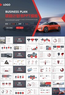 汽车销售4S店汽车行业PPT