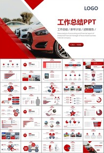 汽车销售4S店汽车行业PPT