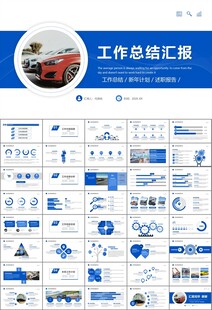 汽车销售4S店汽车行业PPT