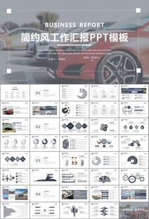 汽车销售4S店汽车行业PPT