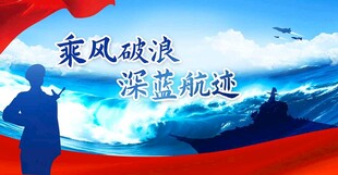 乘风破浪军队展板背景