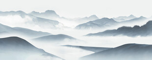 水墨群山