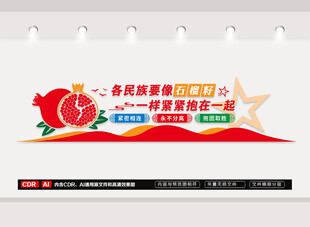 民族团结文化墙