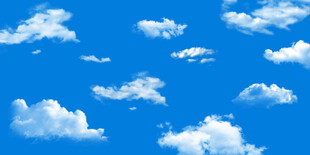 蓝天白云