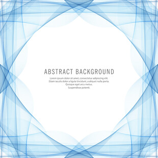 蓝色抽象线条背景图案