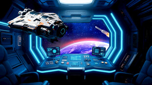 宇宙飞船驾驶舱